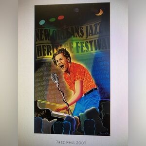 2007 New Orleans Jazz Fest Poster
